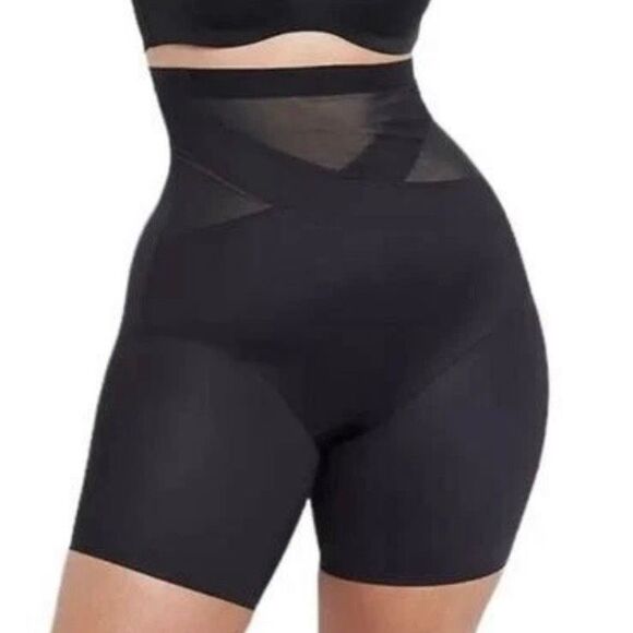 Cacique Other - Cacique Ultra High Waist Thigh Shaper Black Slimming Shapewear Womens Size 14-16